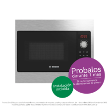 Microondas de empotrar Bosch BEL623MS3 20 lts