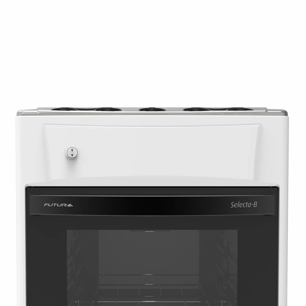 Cocina a supergas Futura Selecta Blanca