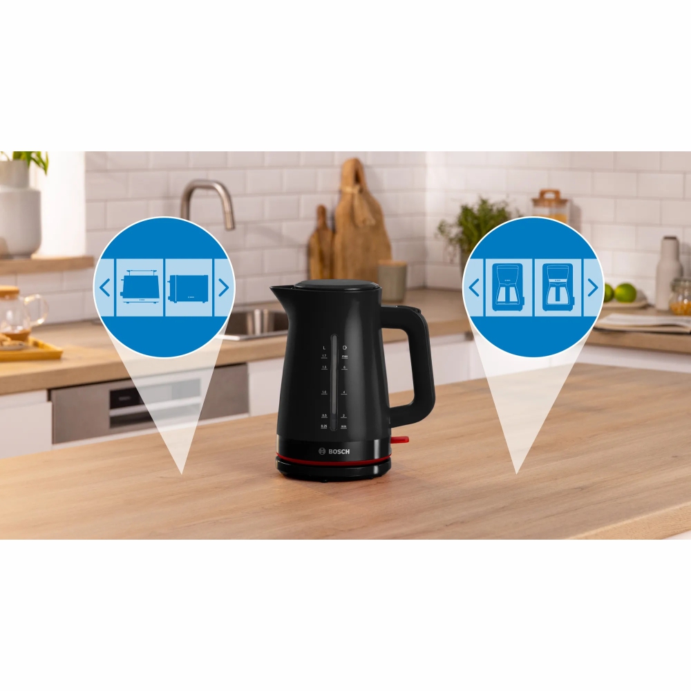 Hervidor de Agua Bosch TWK3M123 MyMoment Negro