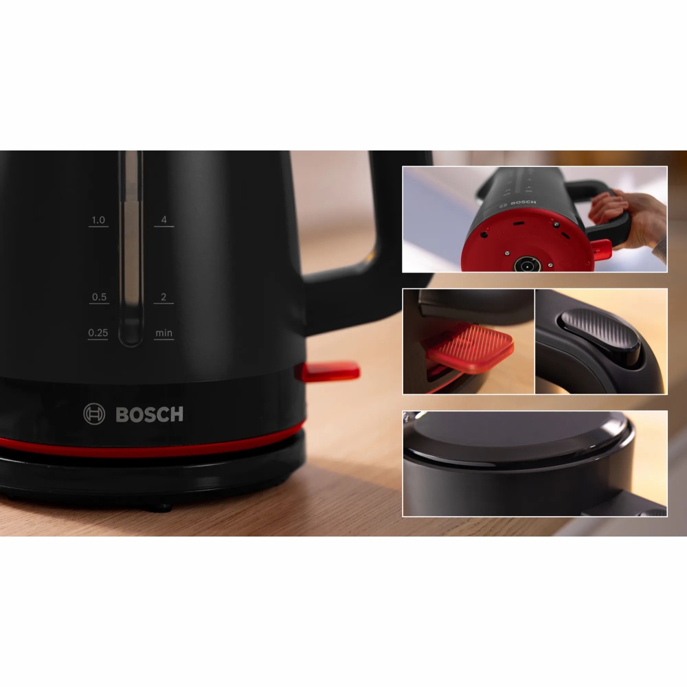 Hervidor de Agua Bosch TWK3M123 MyMoment Negro