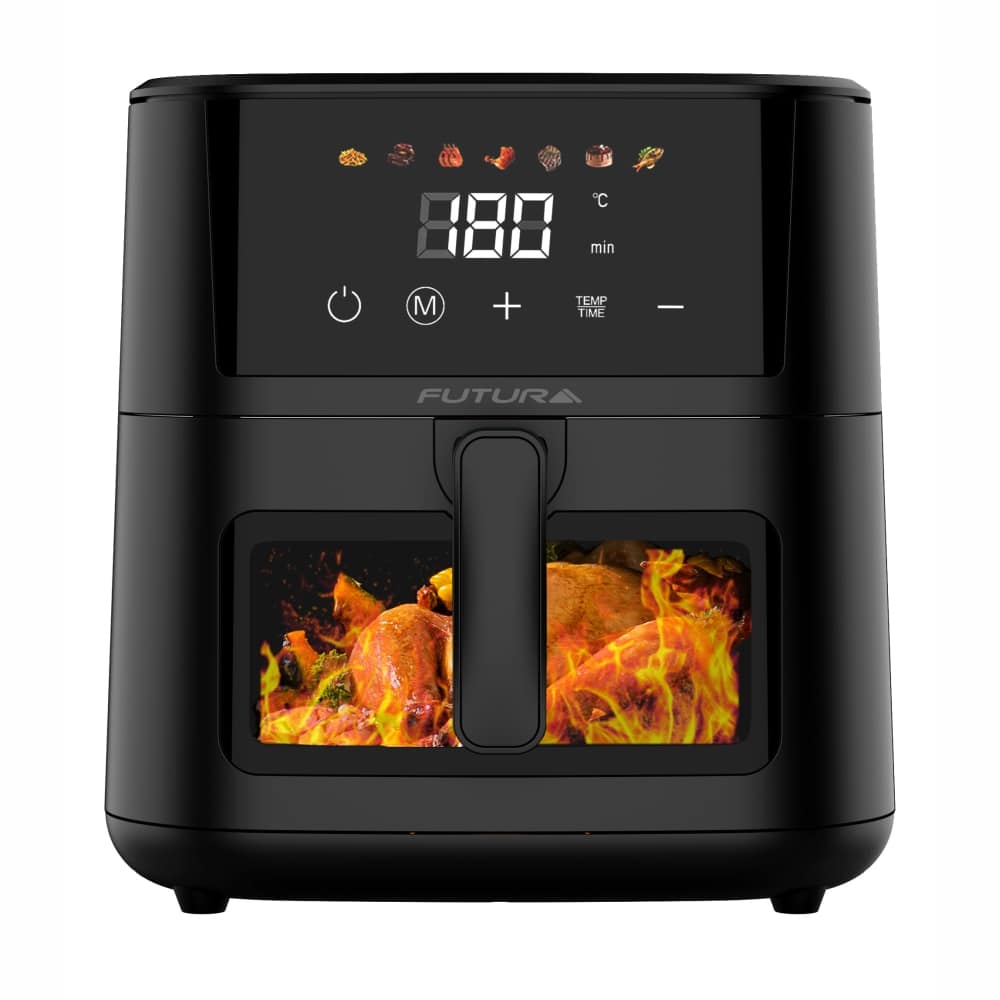 Freidora de aire digital Futura FUT-AF80DB 8 lt.