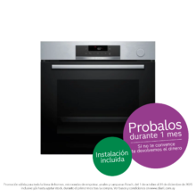 Horno de empotrar Bosch HRG572ES3 Pirolítico Vapor